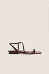 Bordeaux Kidskin Delice Sandals
