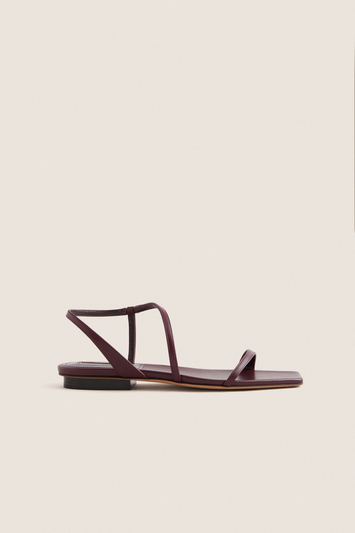 Bordeaux Kidskin Delice Sandals
