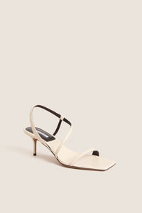 Cream Nappa Delicat Heels