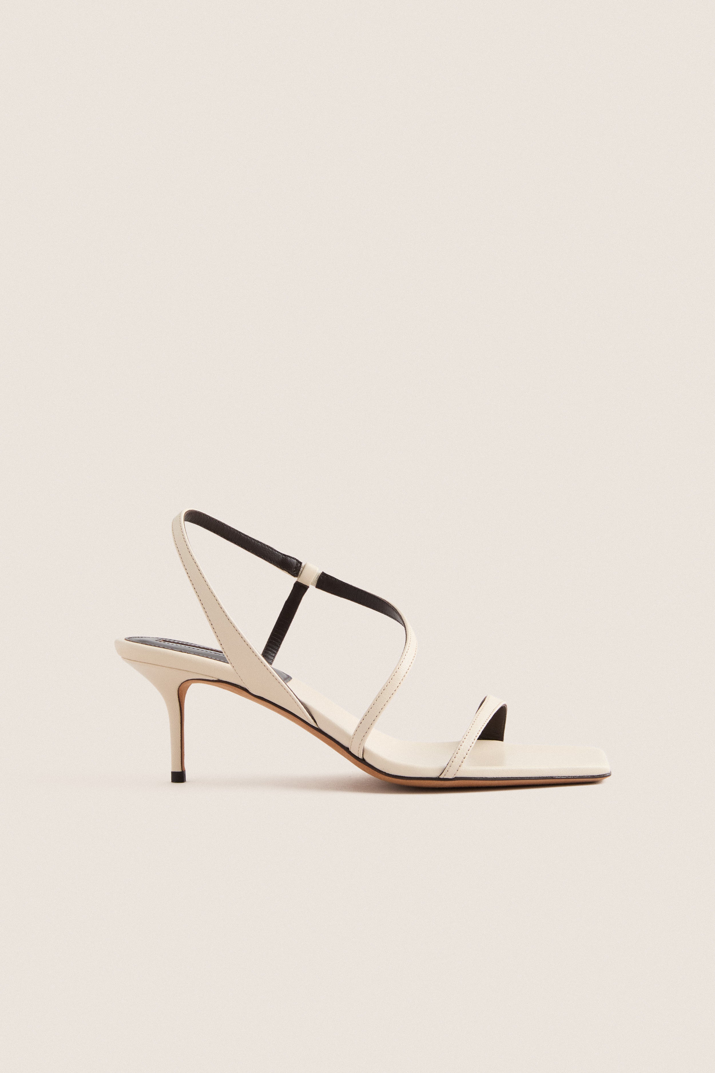 Cream Nappa Delicat Heels