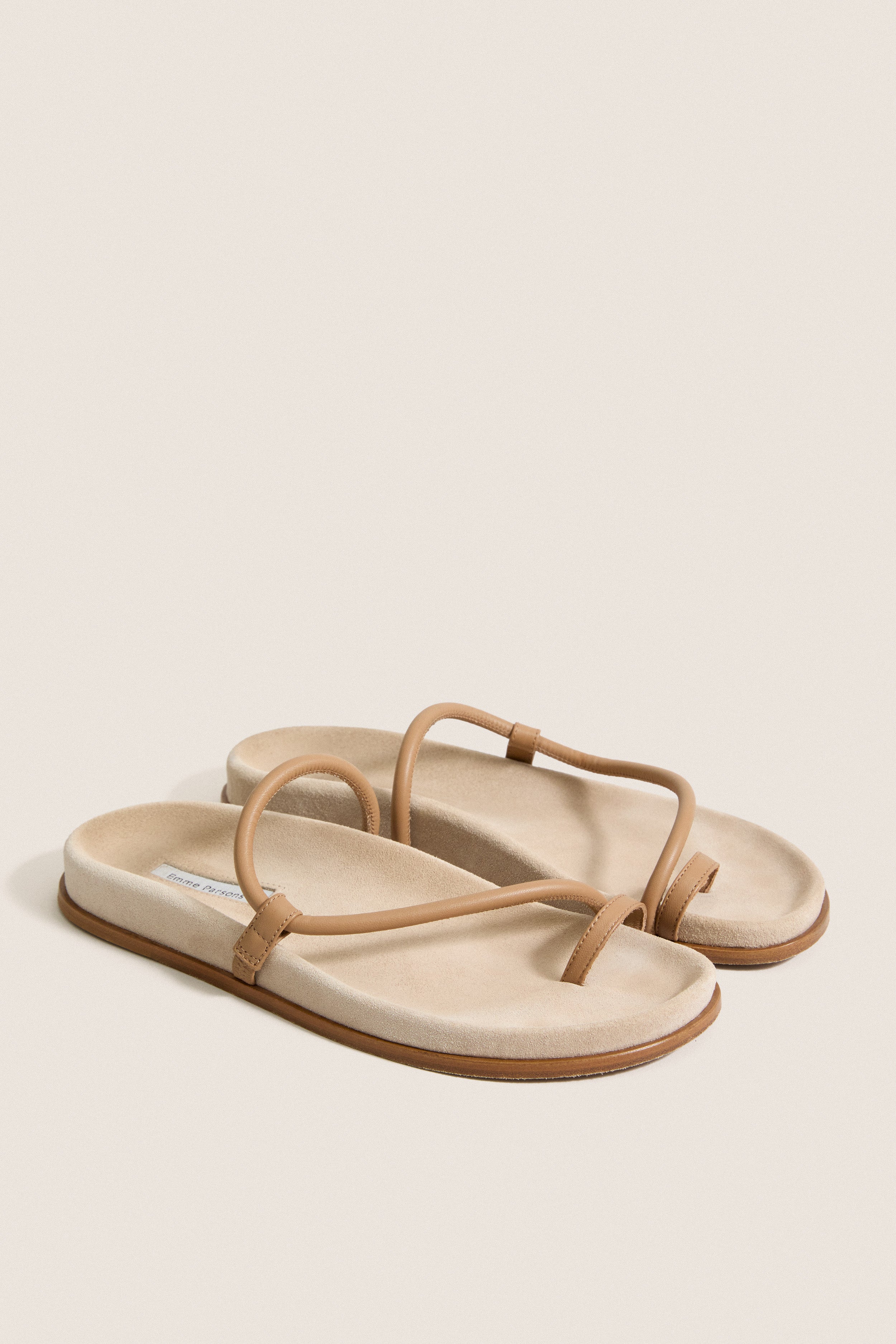Tan Nappa Bari Sandals