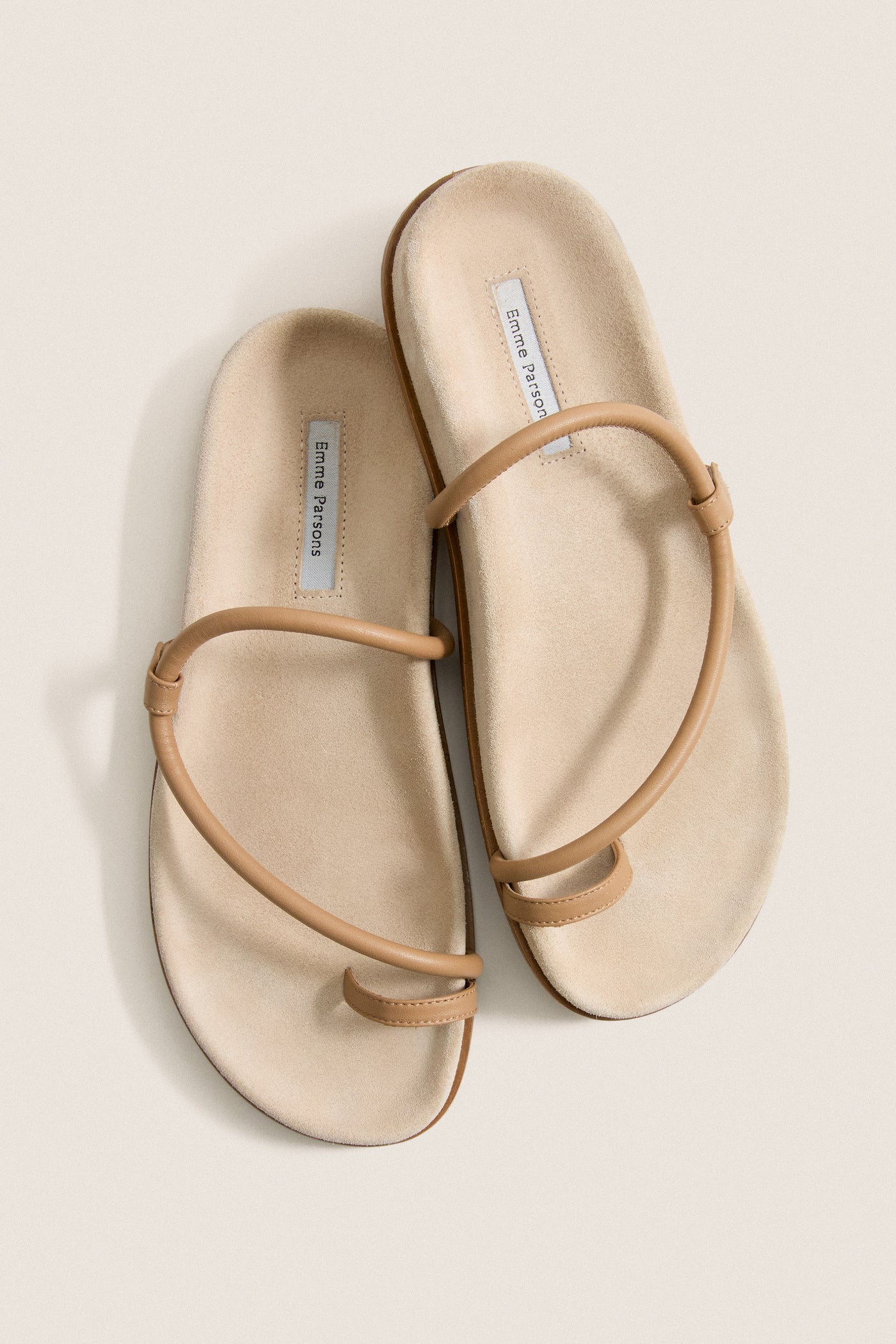 Tan Nappa Bari Sandals