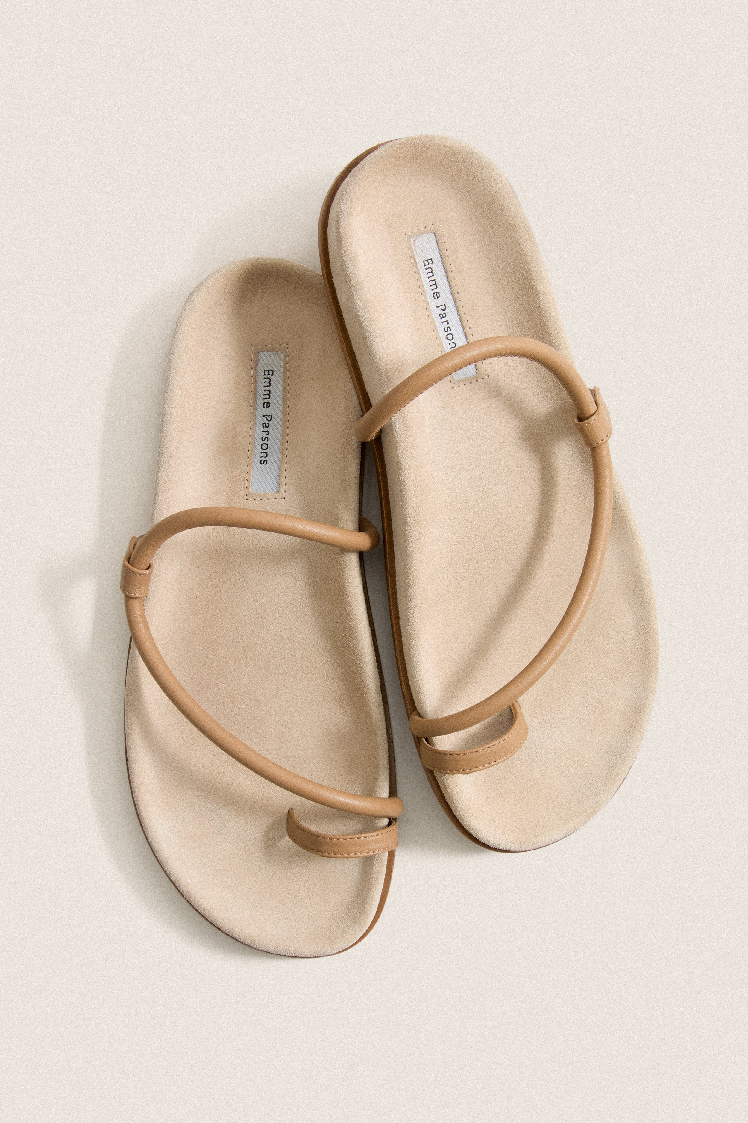 Tan Nappa Bari Sandals