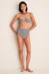 Tuxedo Plaid Ingrid Bikini Top