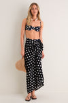 Polka Dot Noir Vera Bikini Bottom