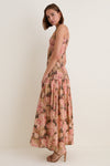 Heirloom Rose Lucia Ruched Maxi Dress