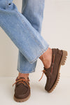 Dark Brown Ranger Muddy Woman Loafers