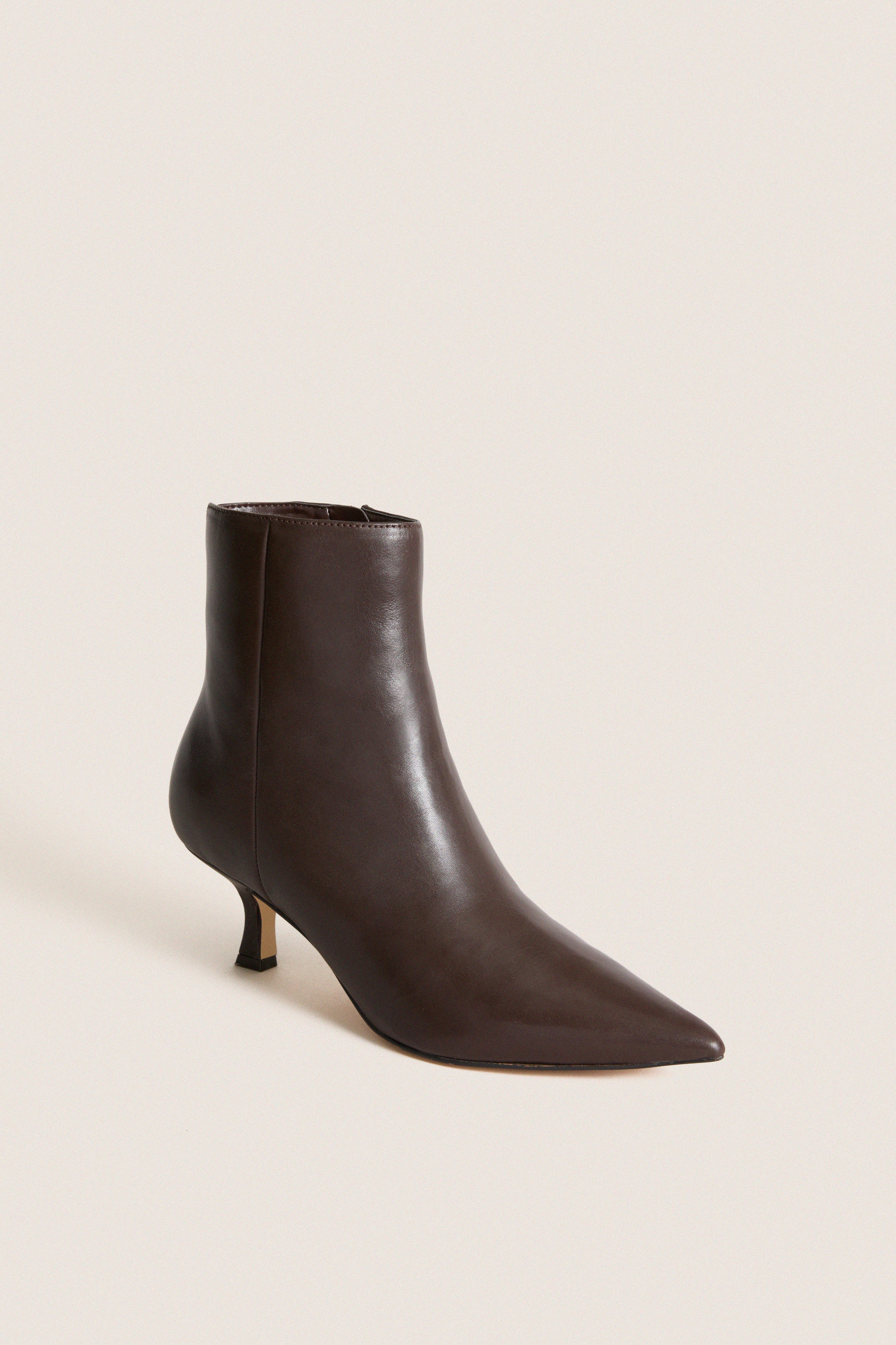 Dark Brown Fancy Boots