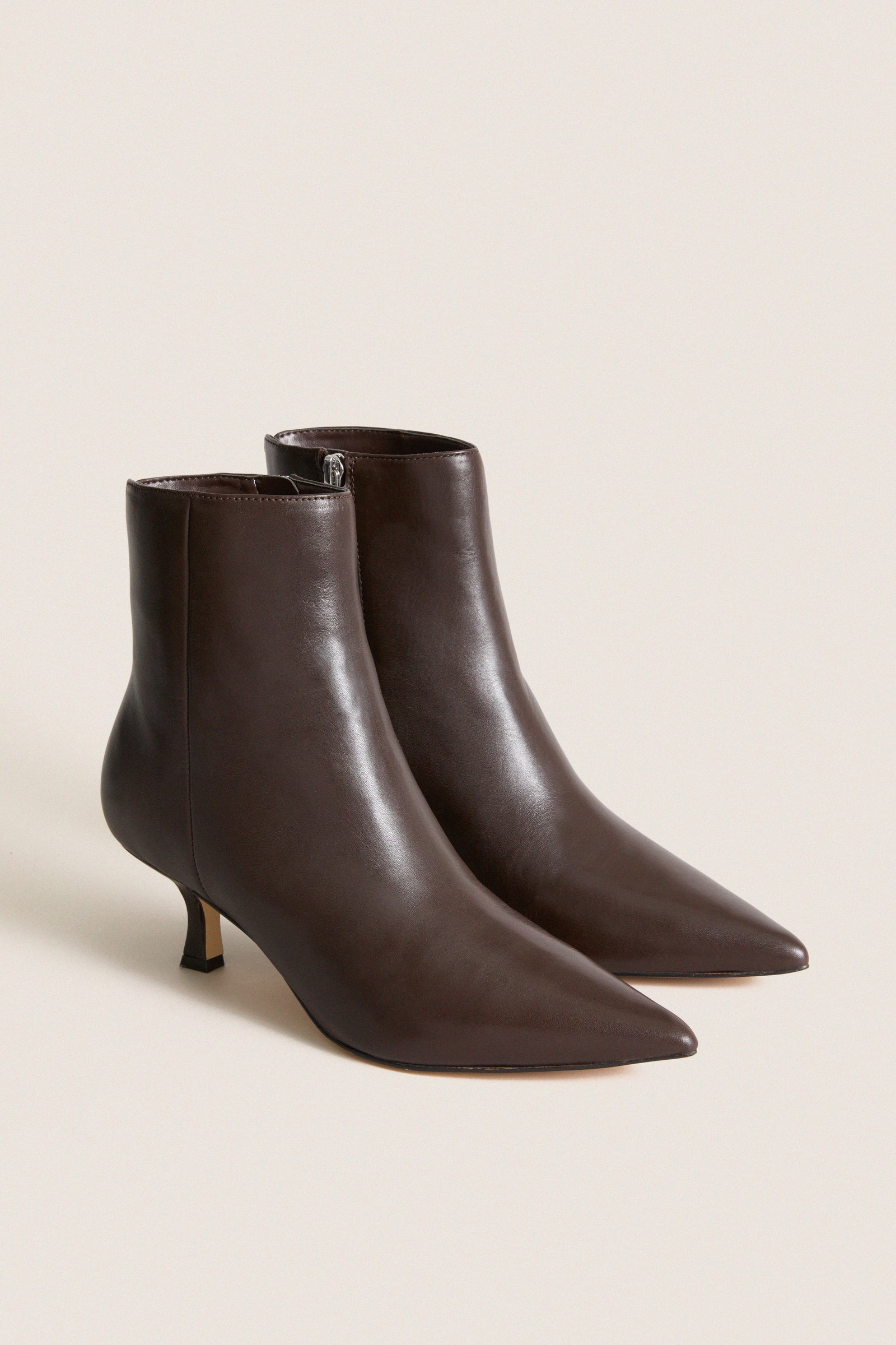 Dark Brown Fancy Boots