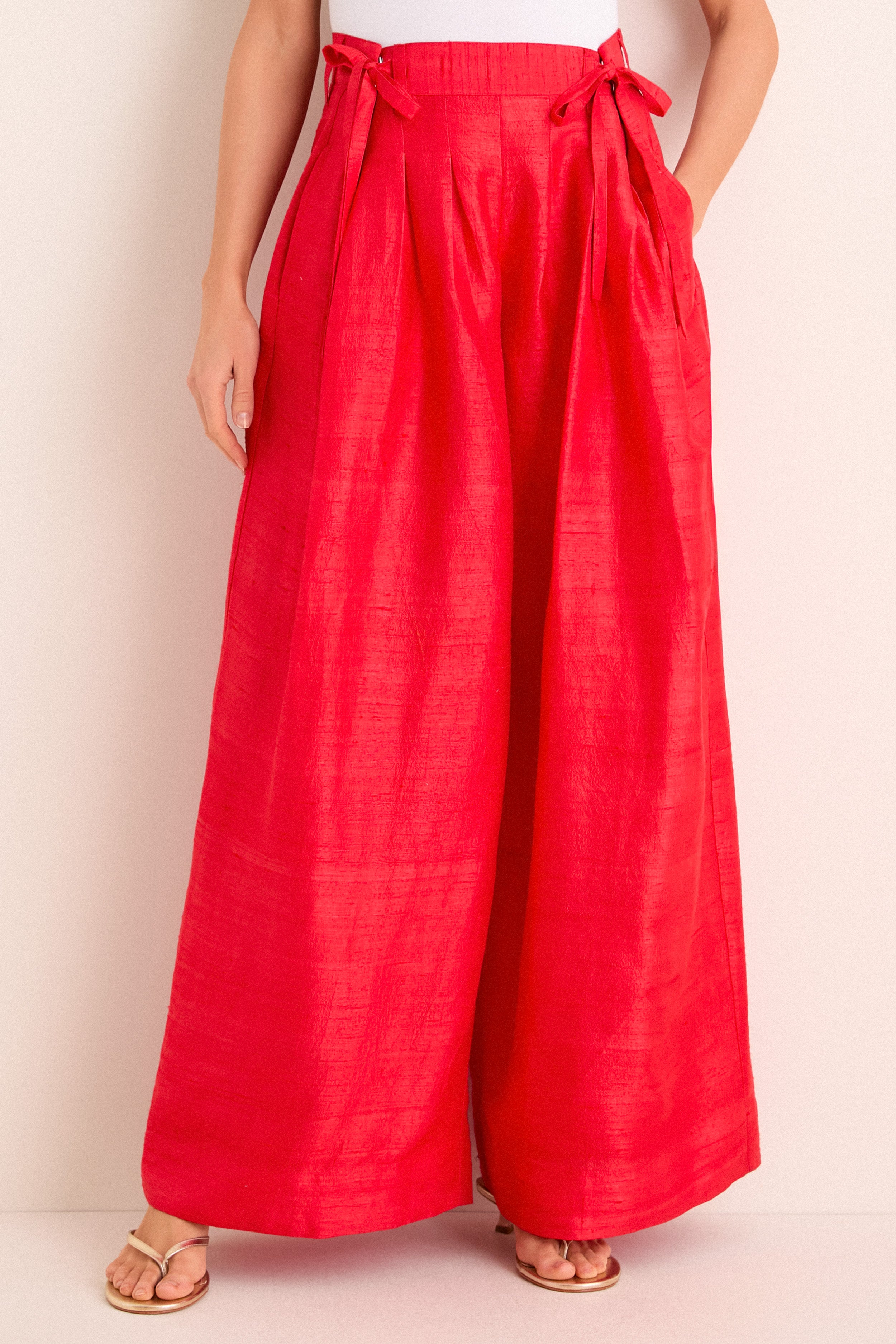 Taffy Banyan Pleated Snap Pant