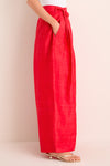 Taffy Banyan Pleated Snap Pant