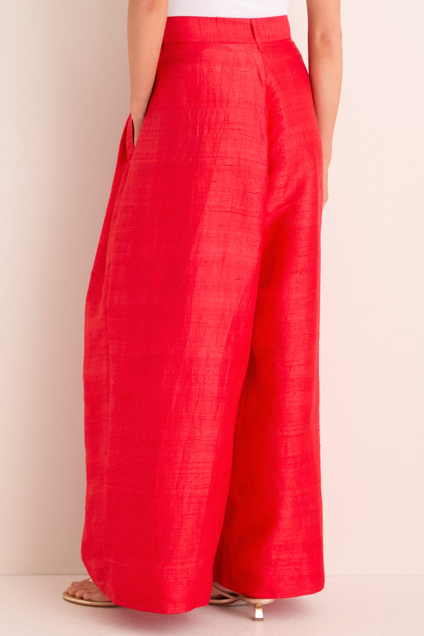 Taffy Banyan Pleated Snap Pant