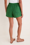 Tonal Green Seersucker Raven Short