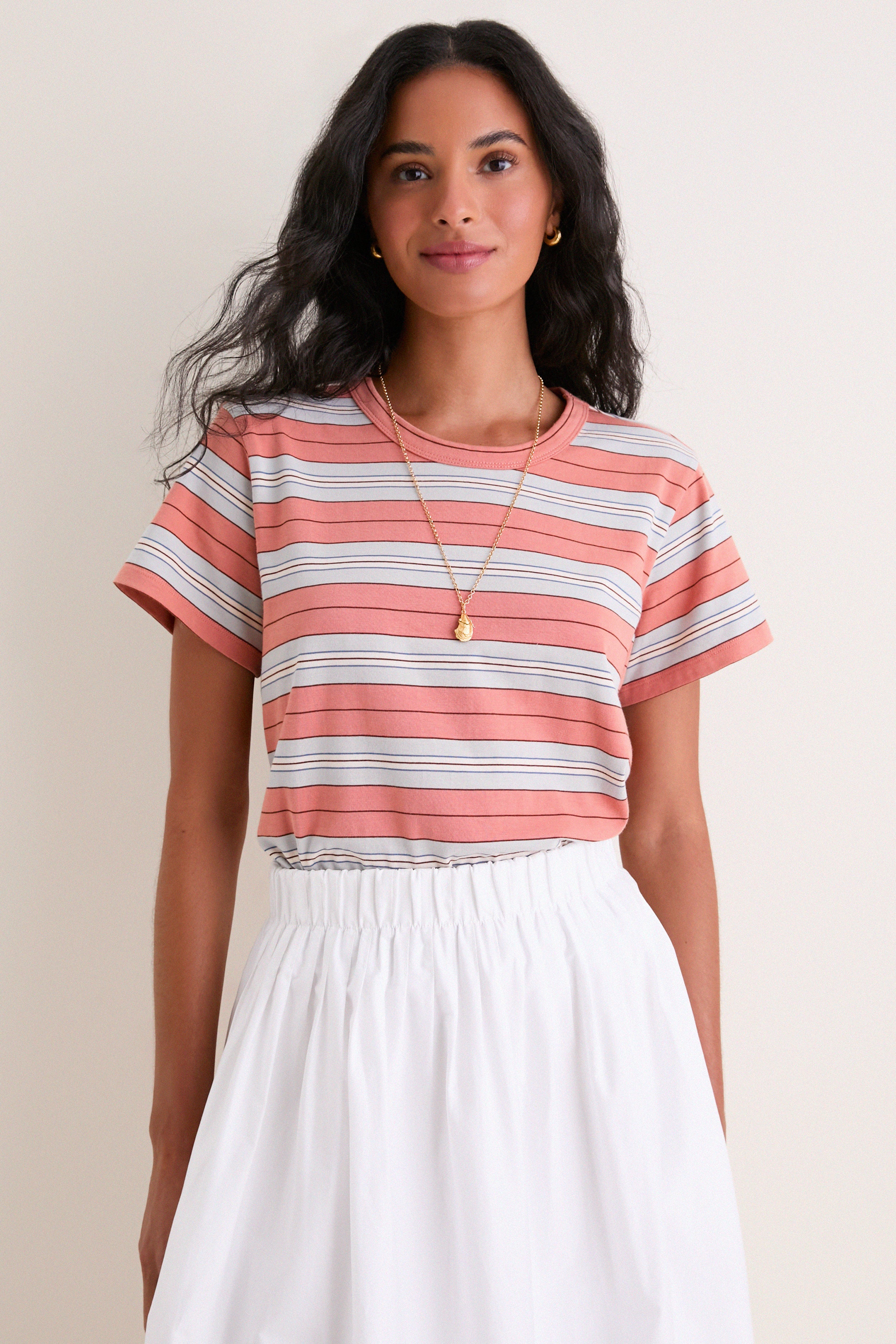 Sicilian Stripe Parker Classic Tee | Tuckernuck