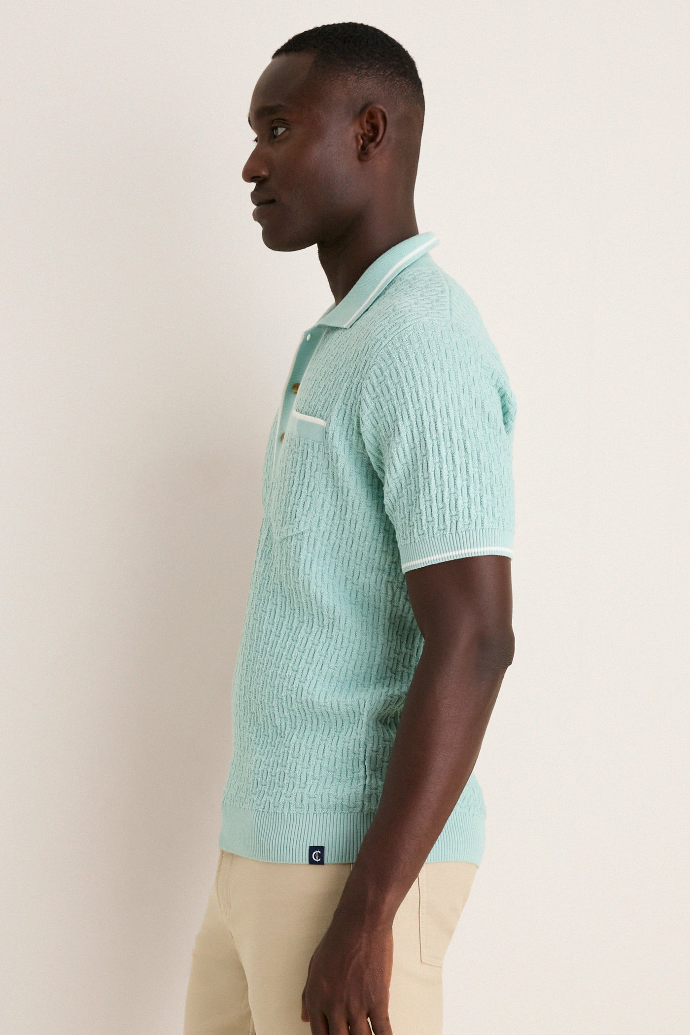 Mist Bungalow Sweater Polo