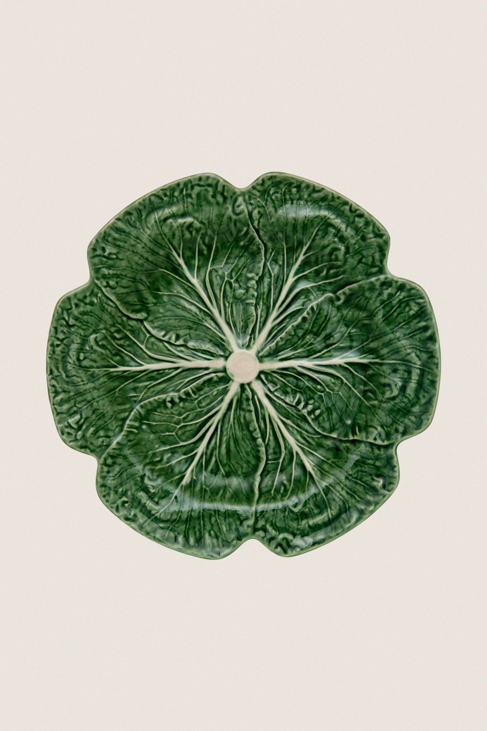 Green Cabbage Charger Plate