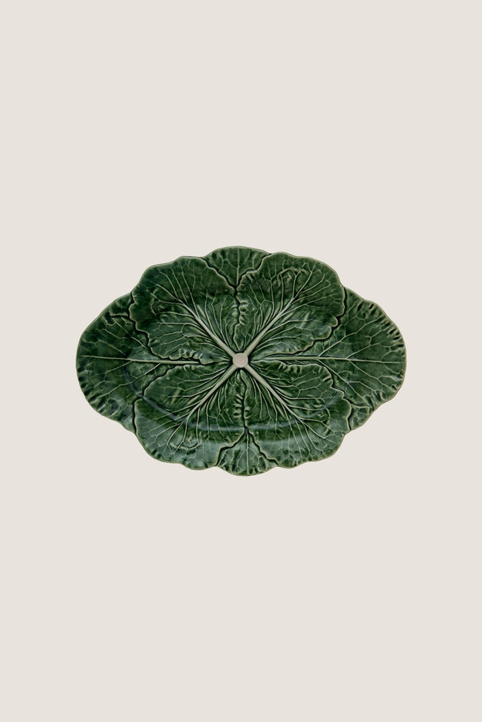 Green Cabbage Small Oval Platter