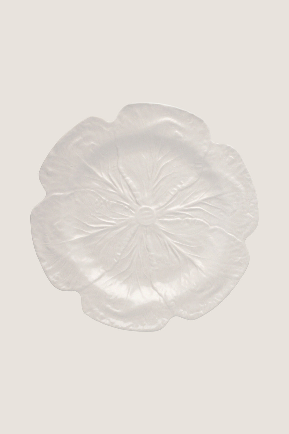 White Cabbage Charger Plate