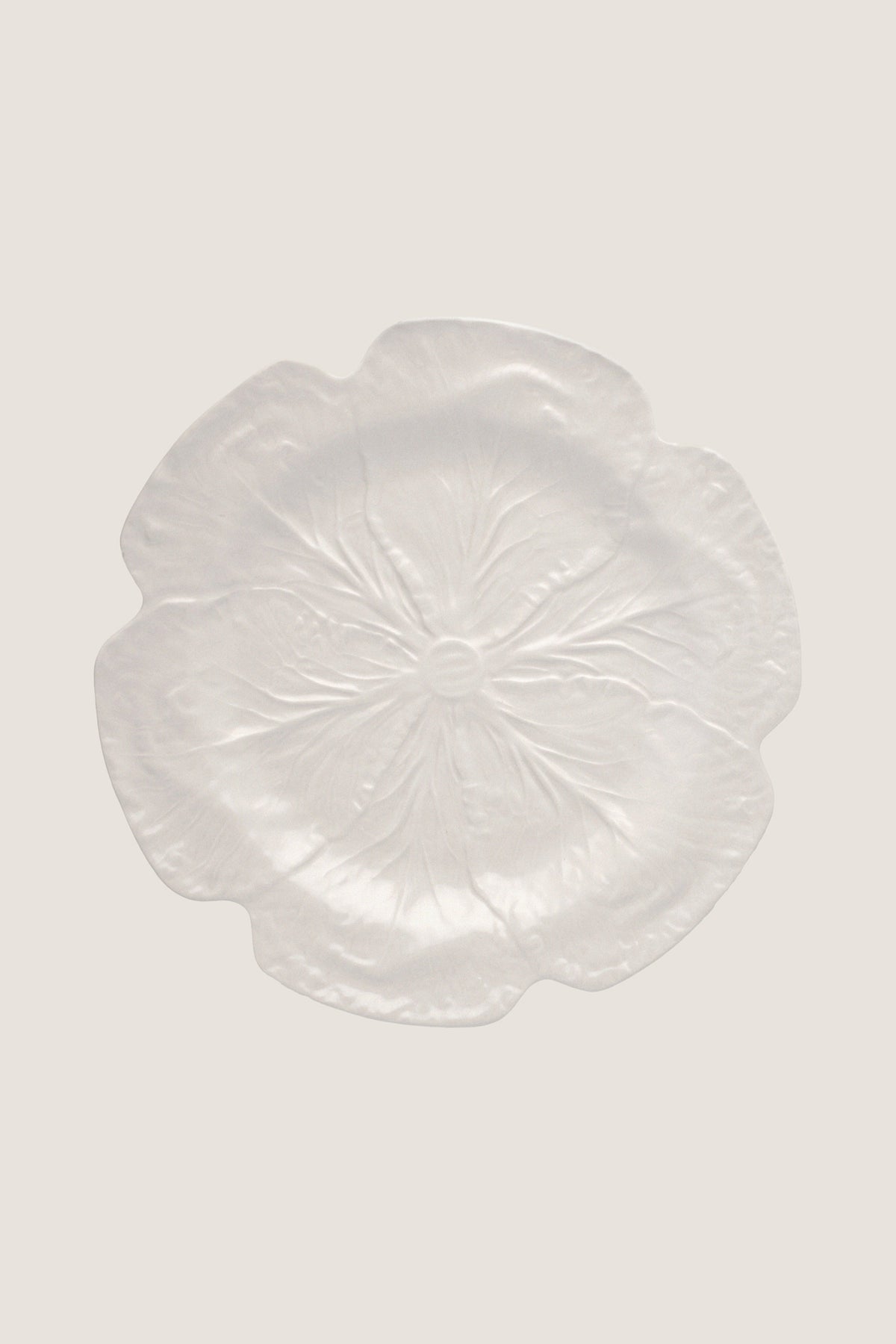 White Cabbage Charger Plate