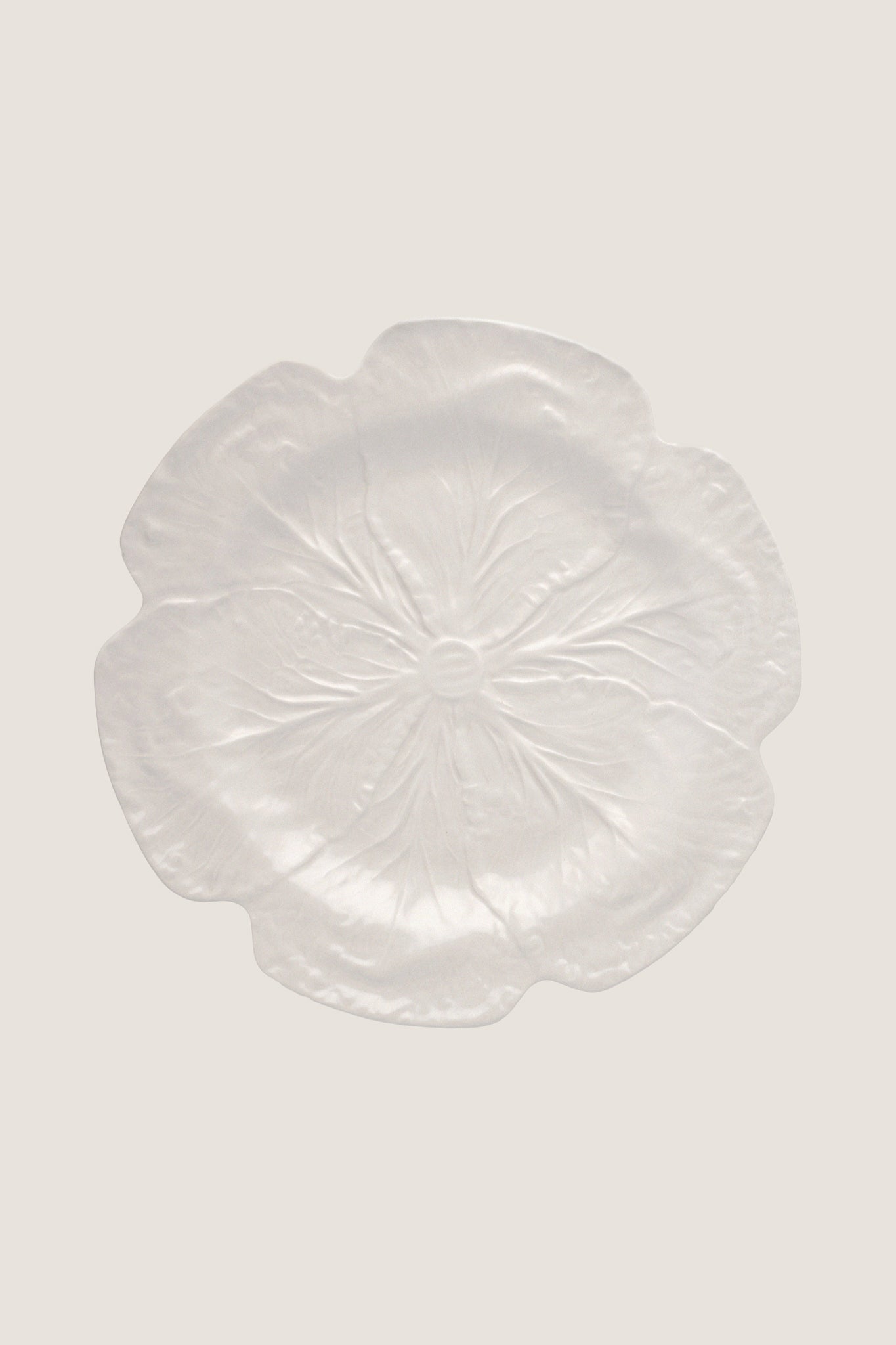 White Cabbage Charger Plate