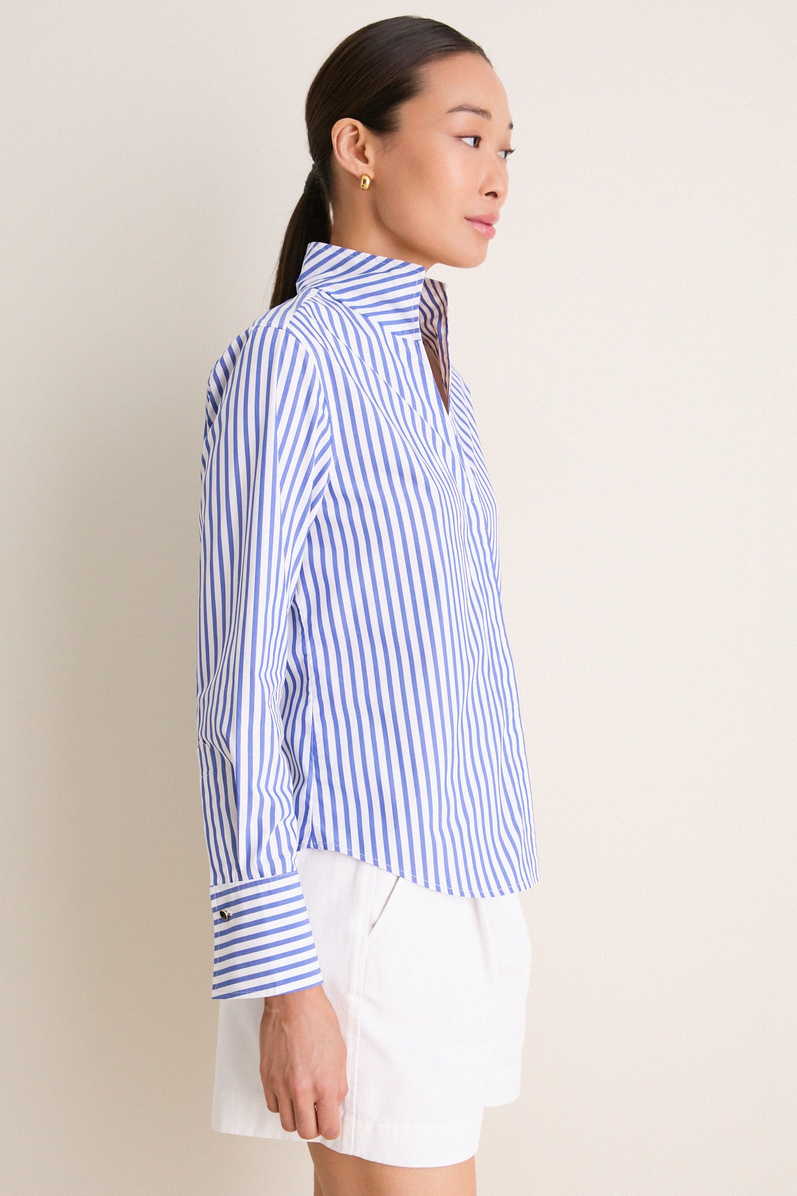Essential Stripe Bessette Button Down
