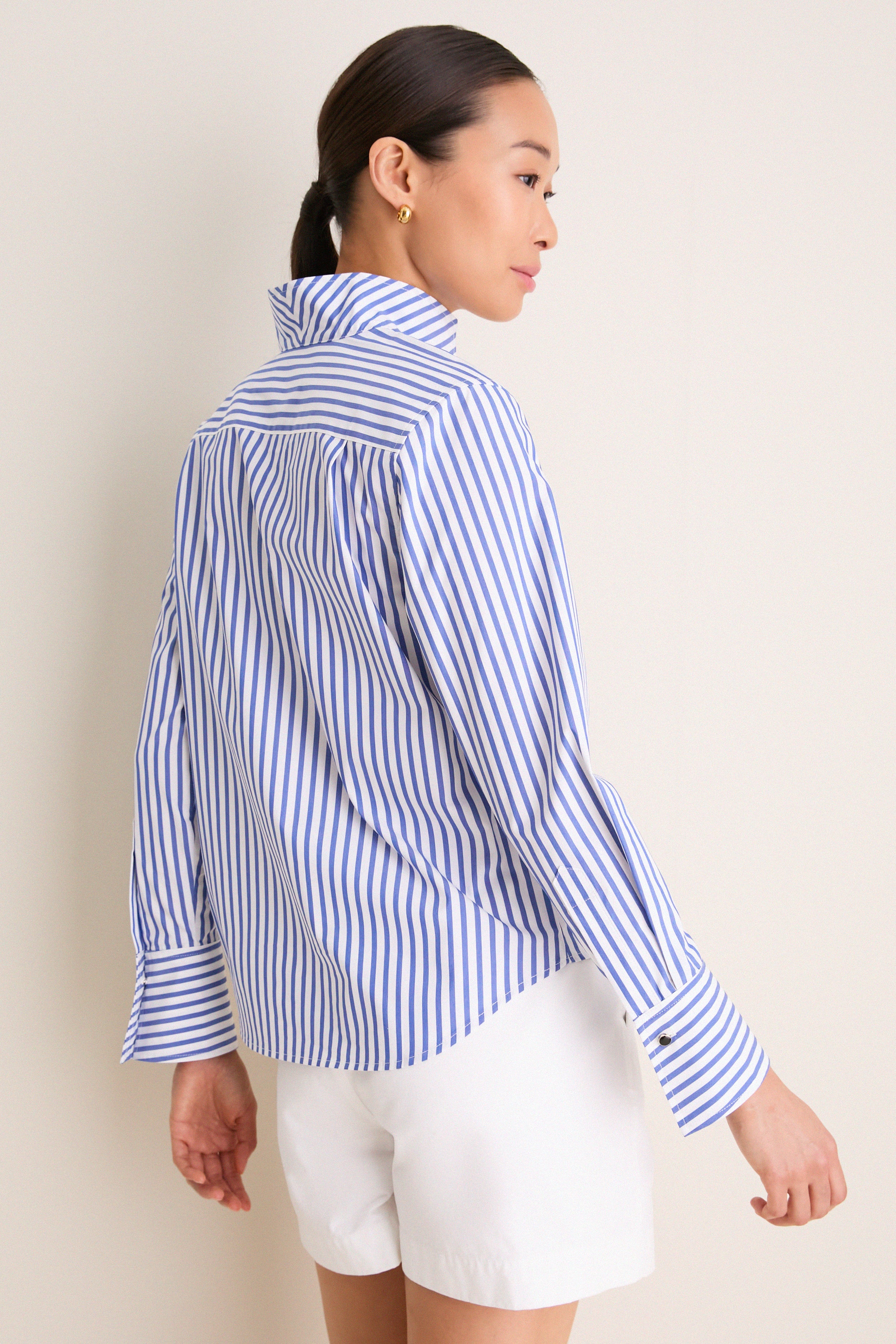 Essential Stripe Bessette Button Down