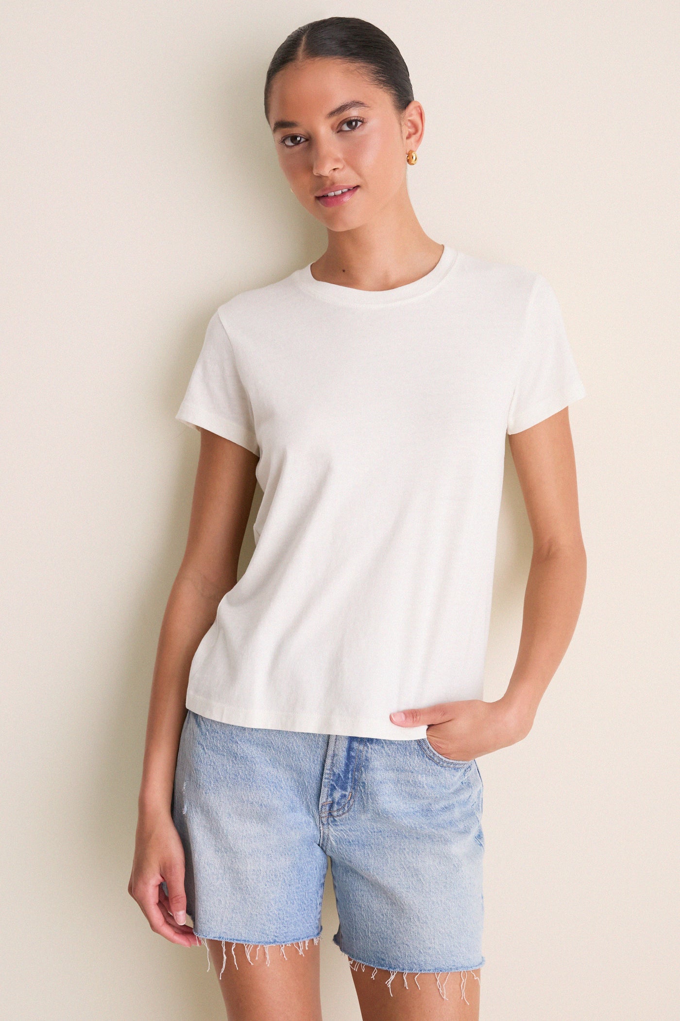 Ivory Perry Slim Classic Tee
