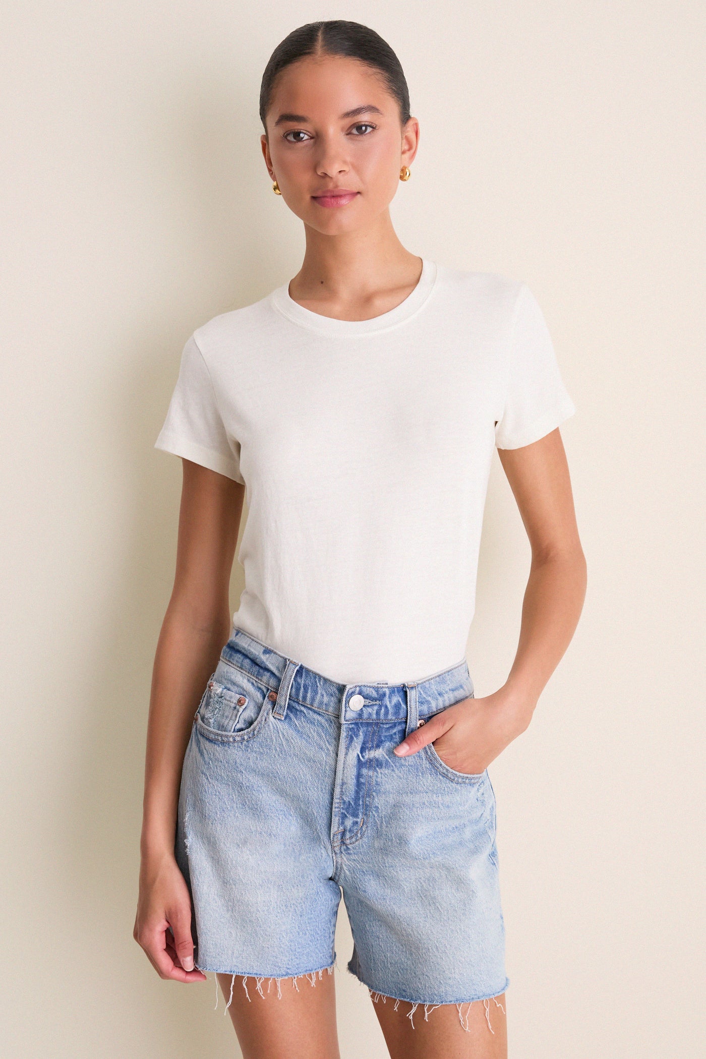 Ivory Perry Slim Classic Tee