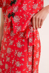 Red Kora Skirt