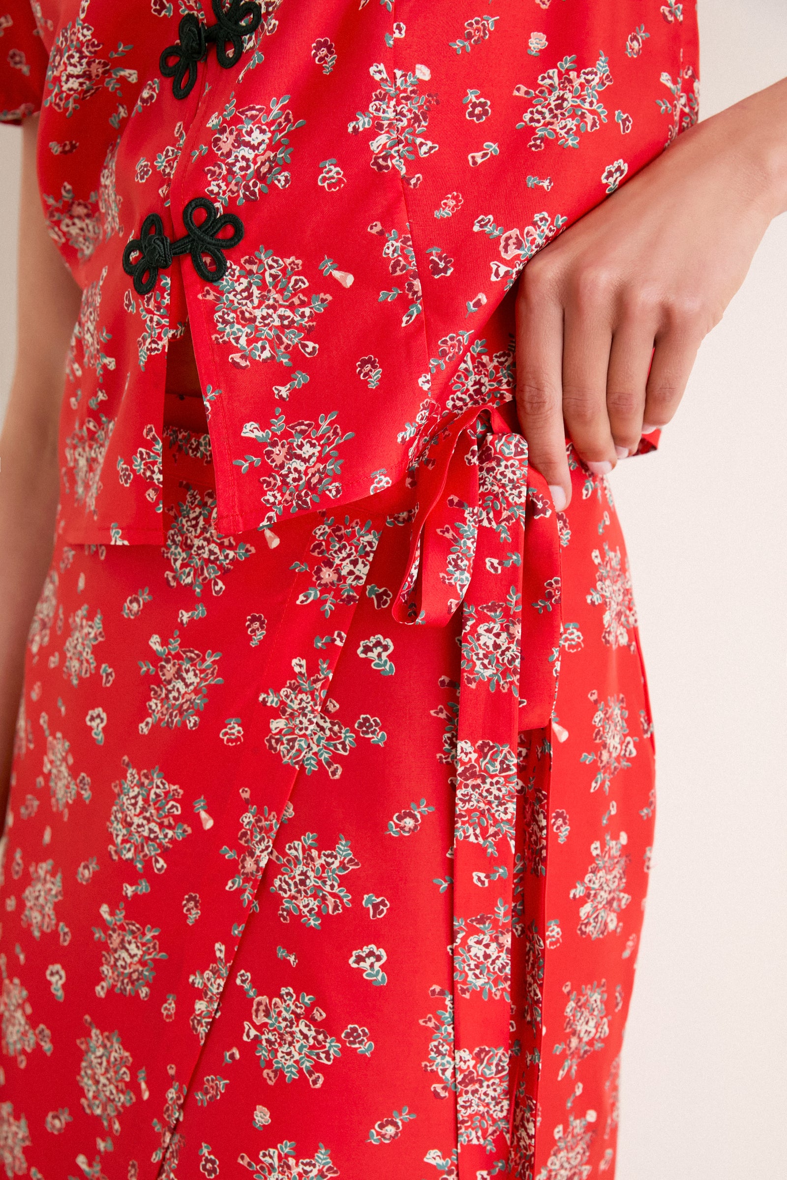 Red Kora Skirt