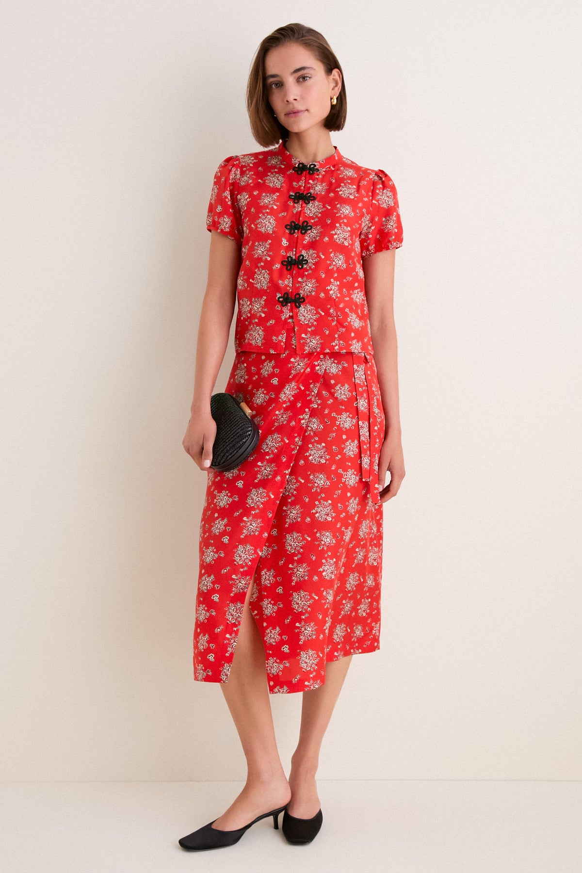 Red Kora Skirt