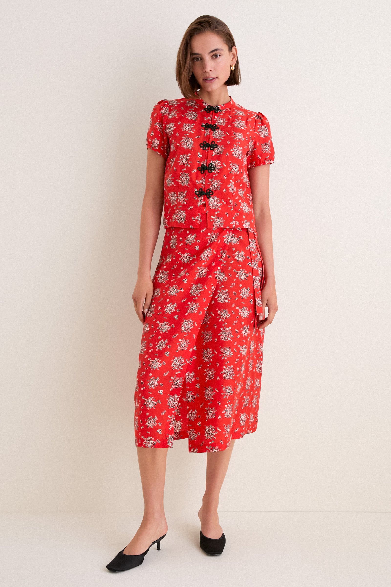 Red Kora Skirt