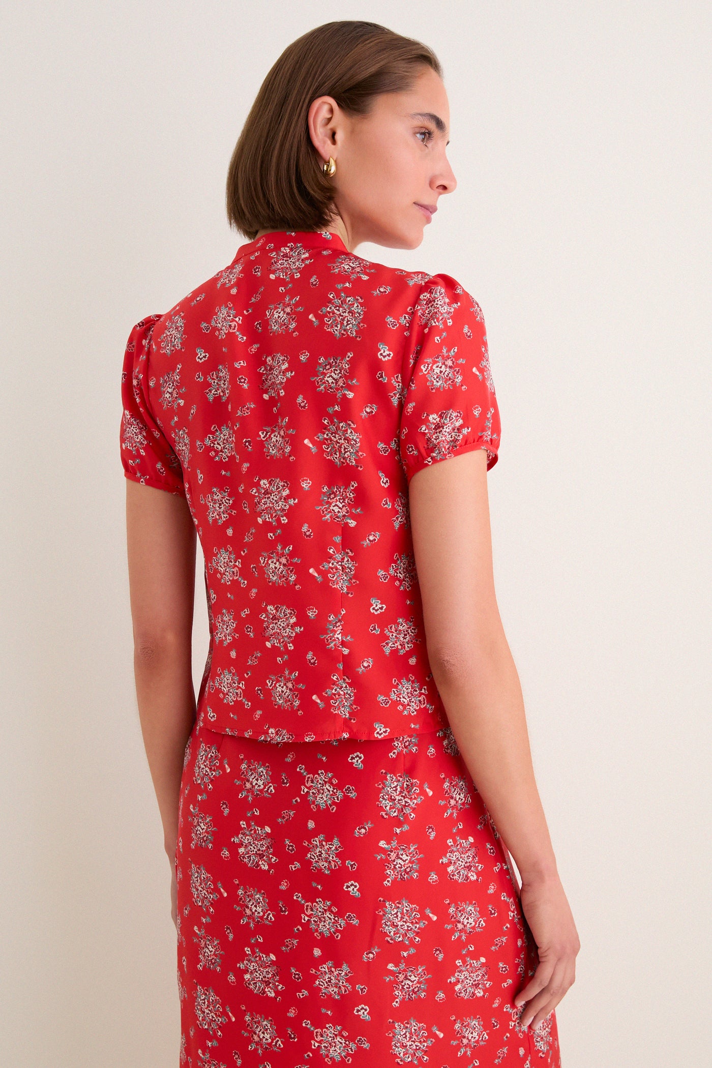 Red Louisa Top