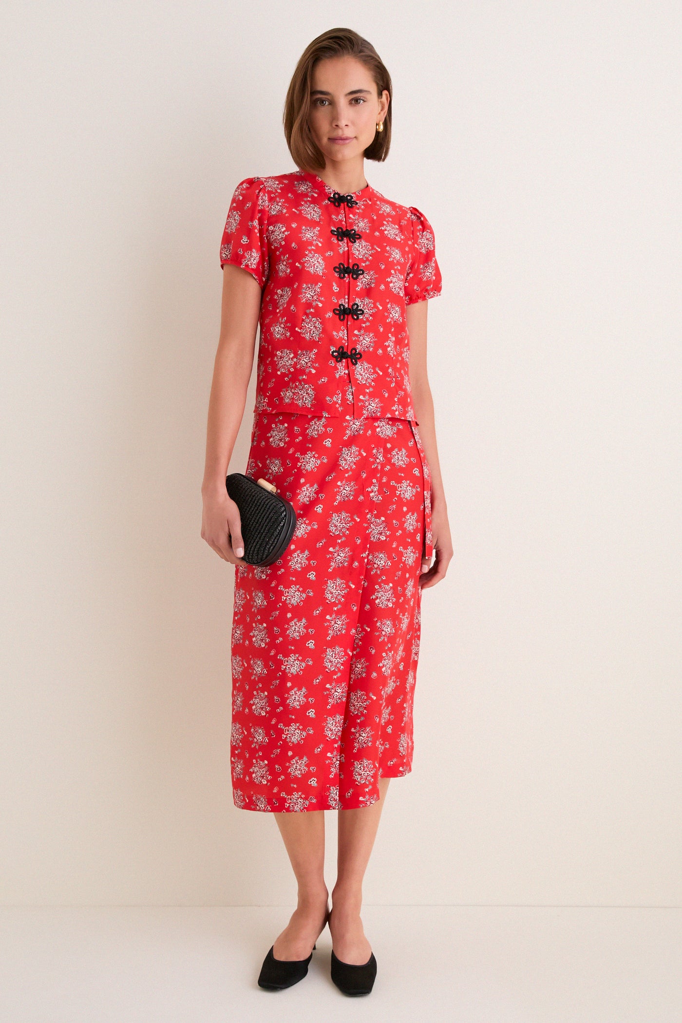 Red Louisa Top
