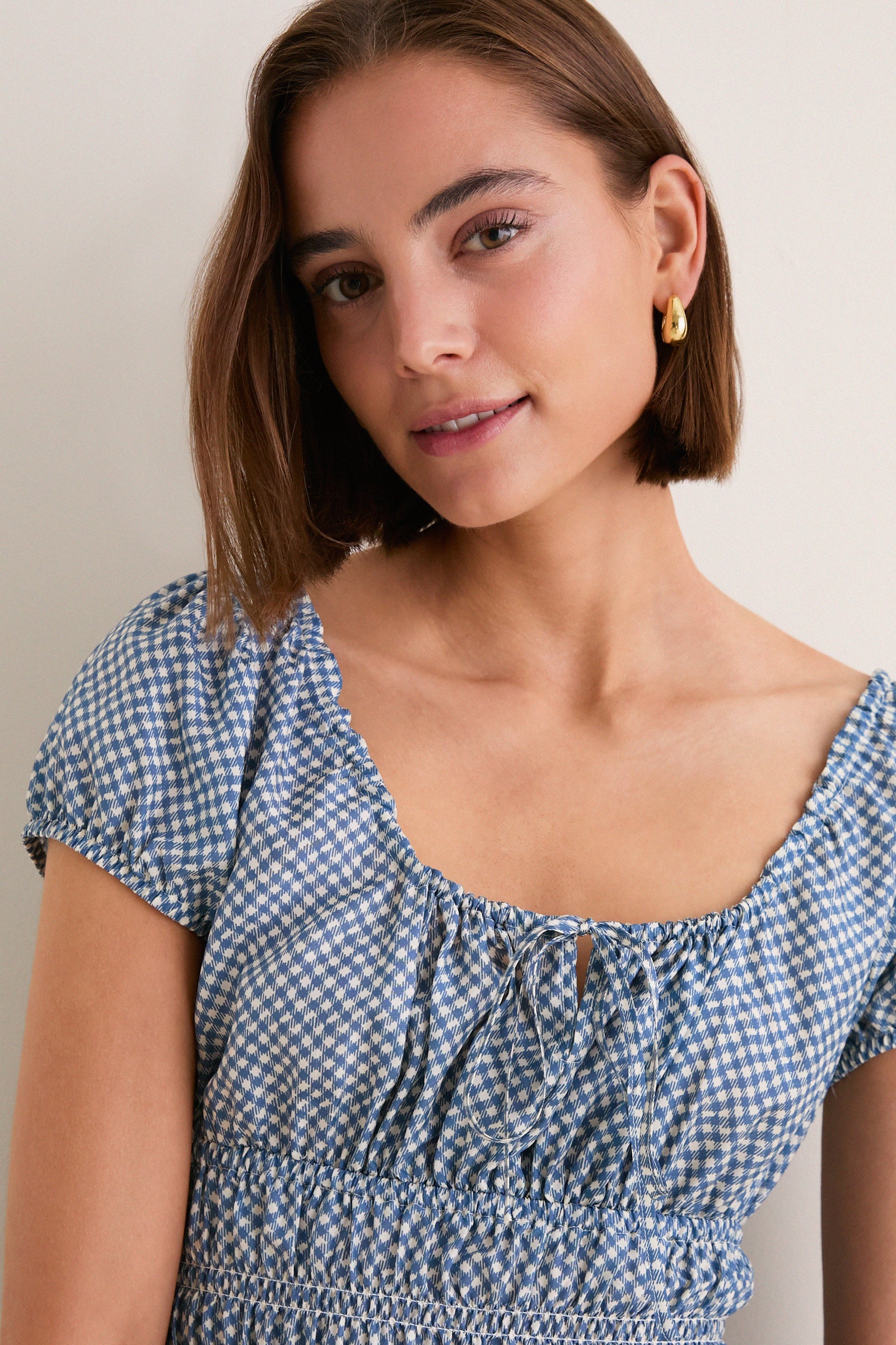 Gingham Aladine Dress