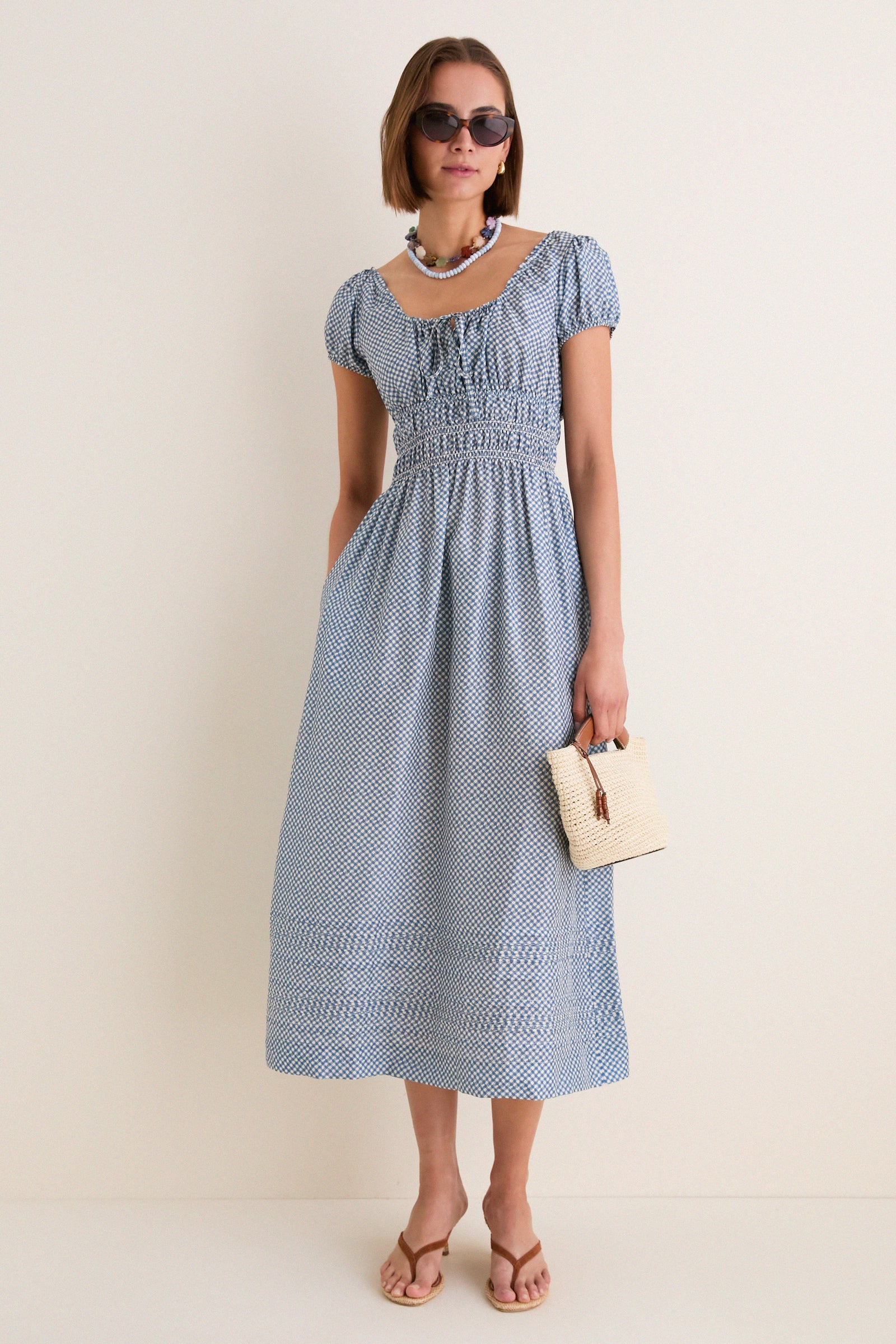 Gingham Aladine Dress