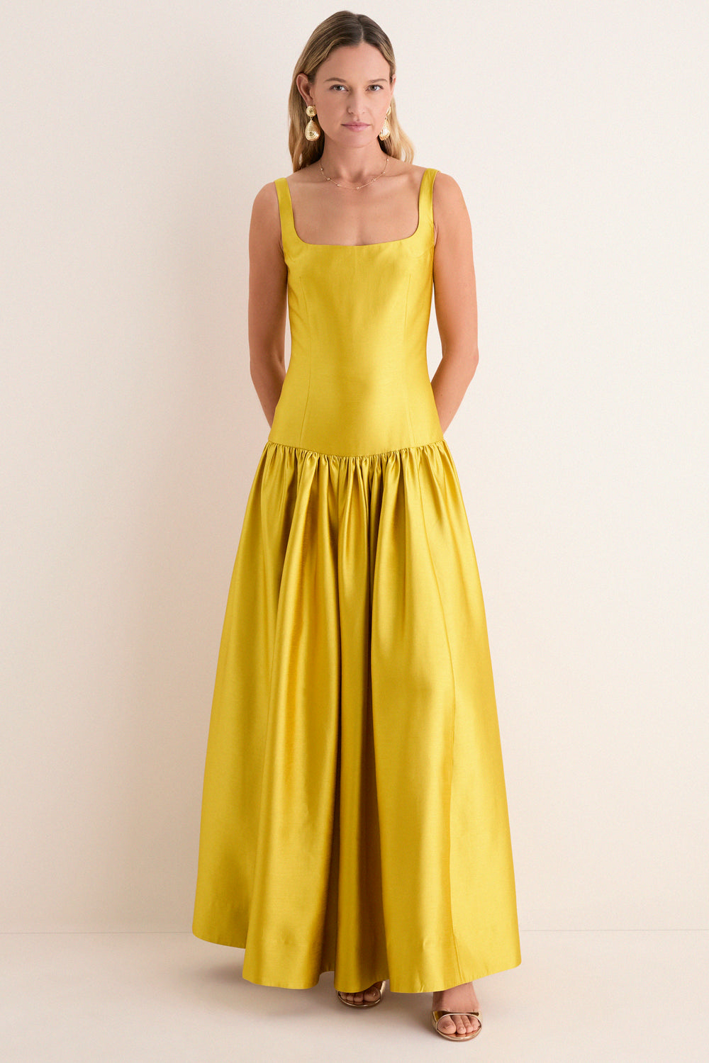 Marigold Dupioni Dominique Gown