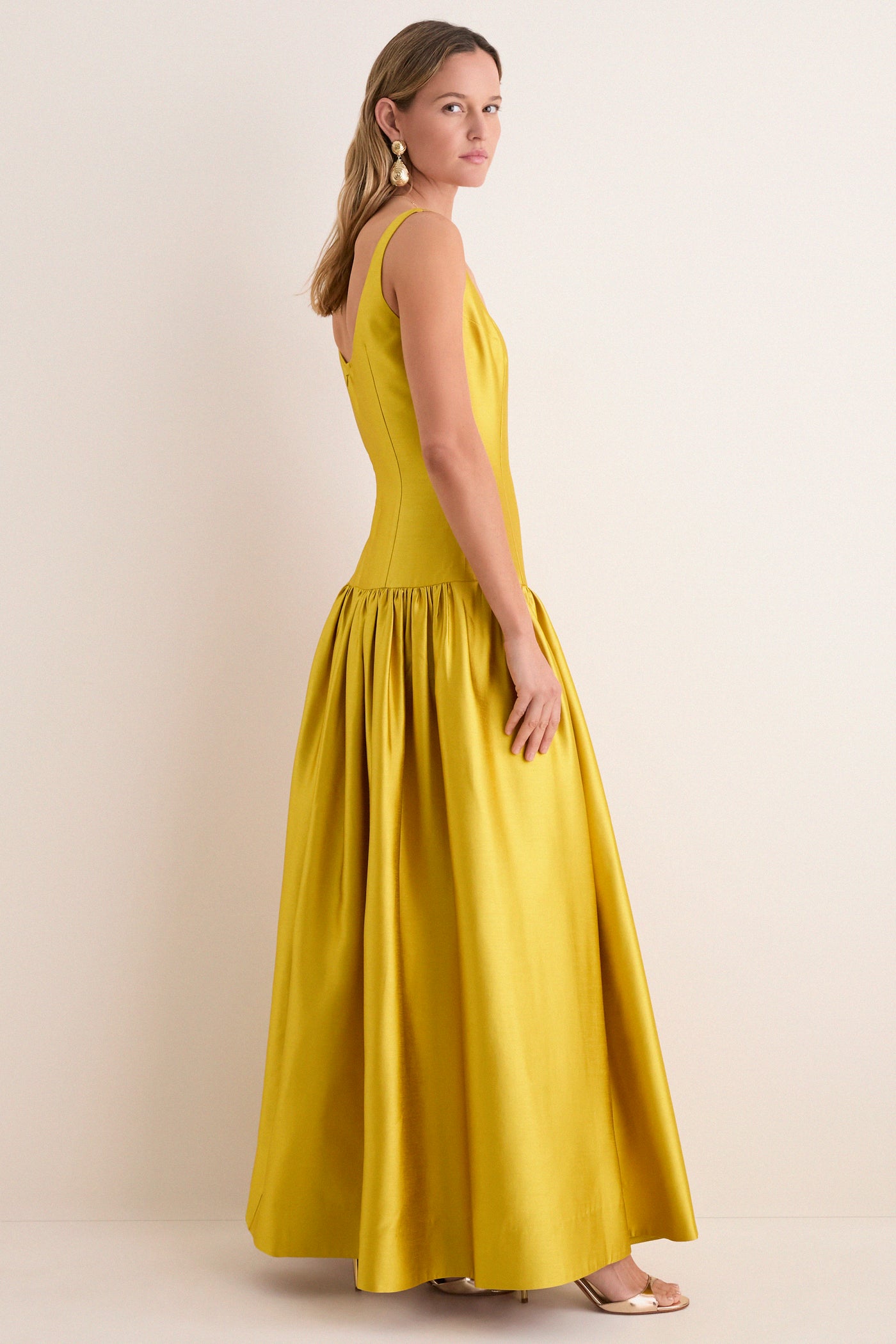 Marigold Dupioni Dominique Gown