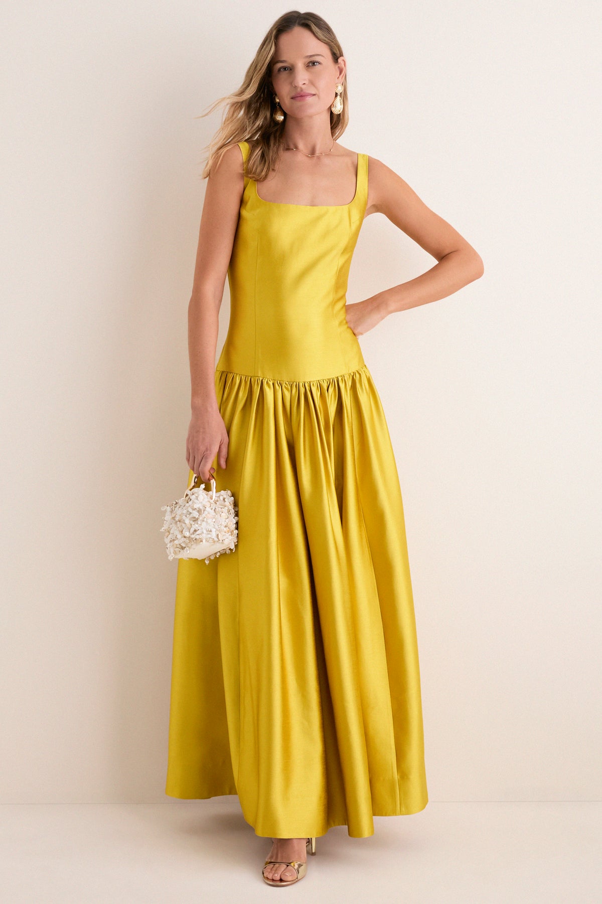 Marigold Dupioni Dominique Gown