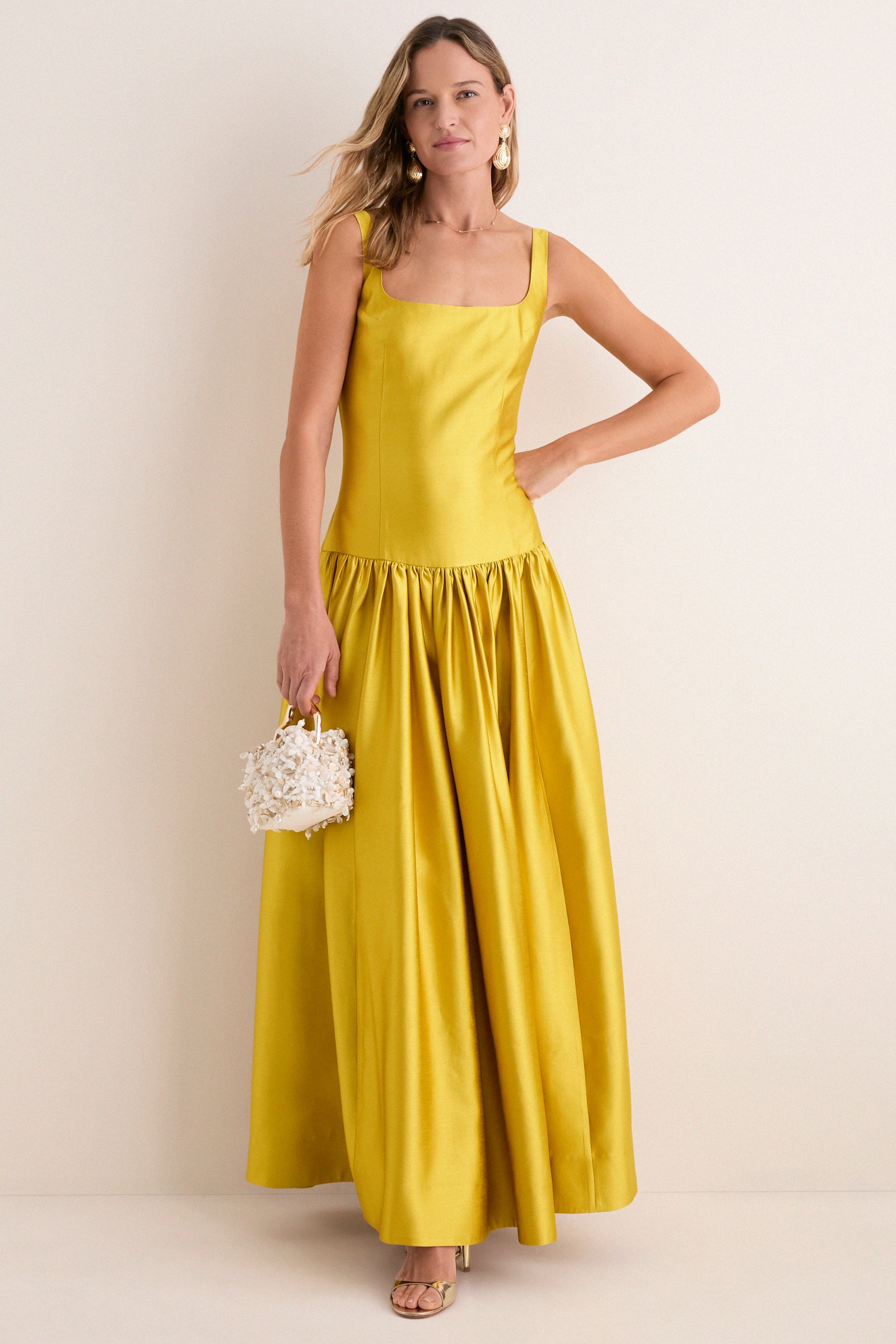 Marigold Dupioni Dominique Gown