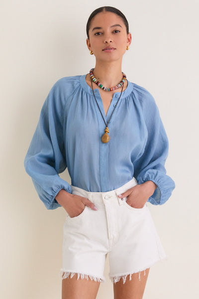 Maison Blue Sawyer Blouse | Tuckernuck