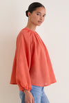 Terracotta Sawyer Blouse
