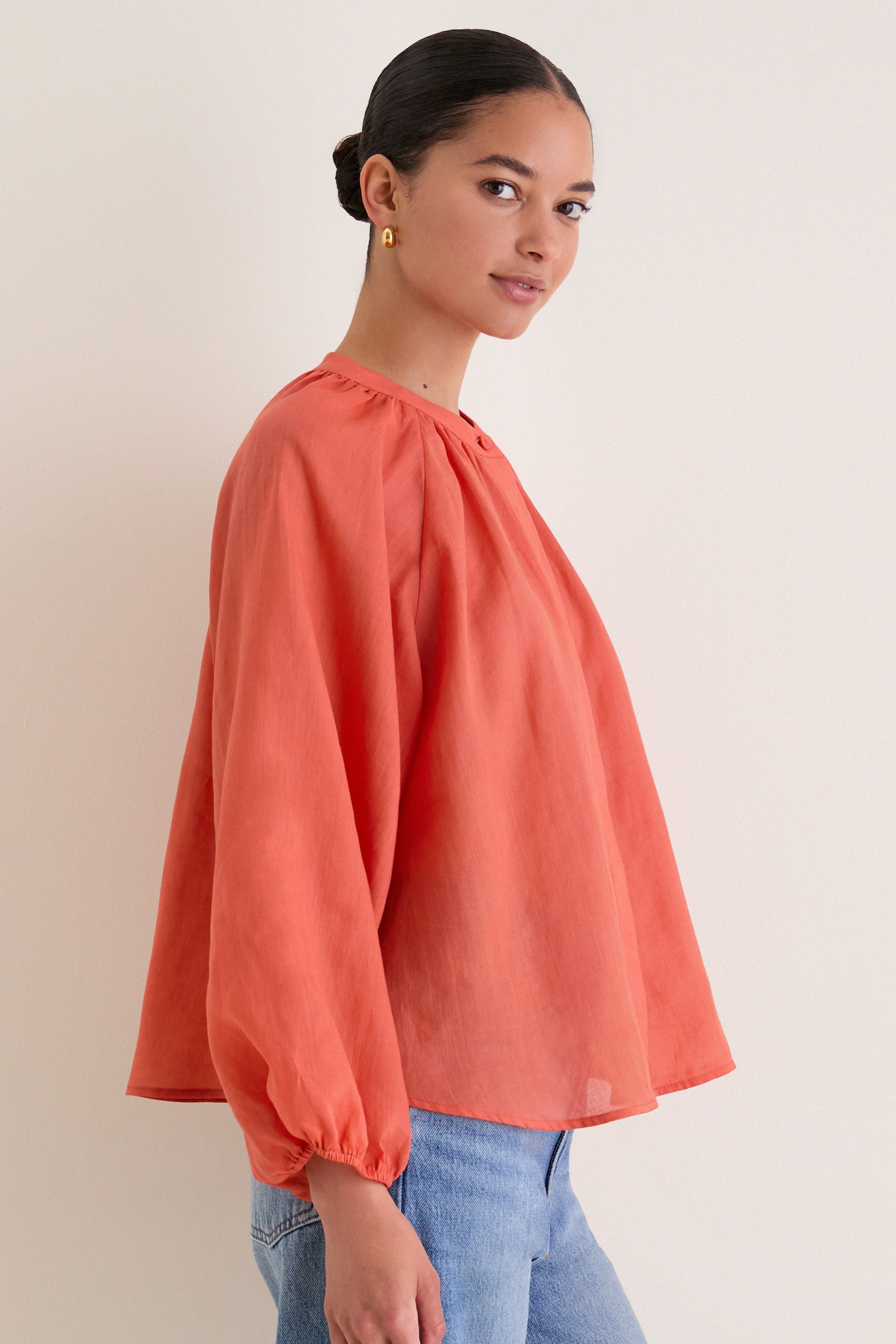 Terracotta Sawyer Blouse