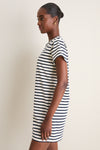 Navy Stripe Parker Mini Dress