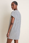 Navy Stripe Parker Mini Dress