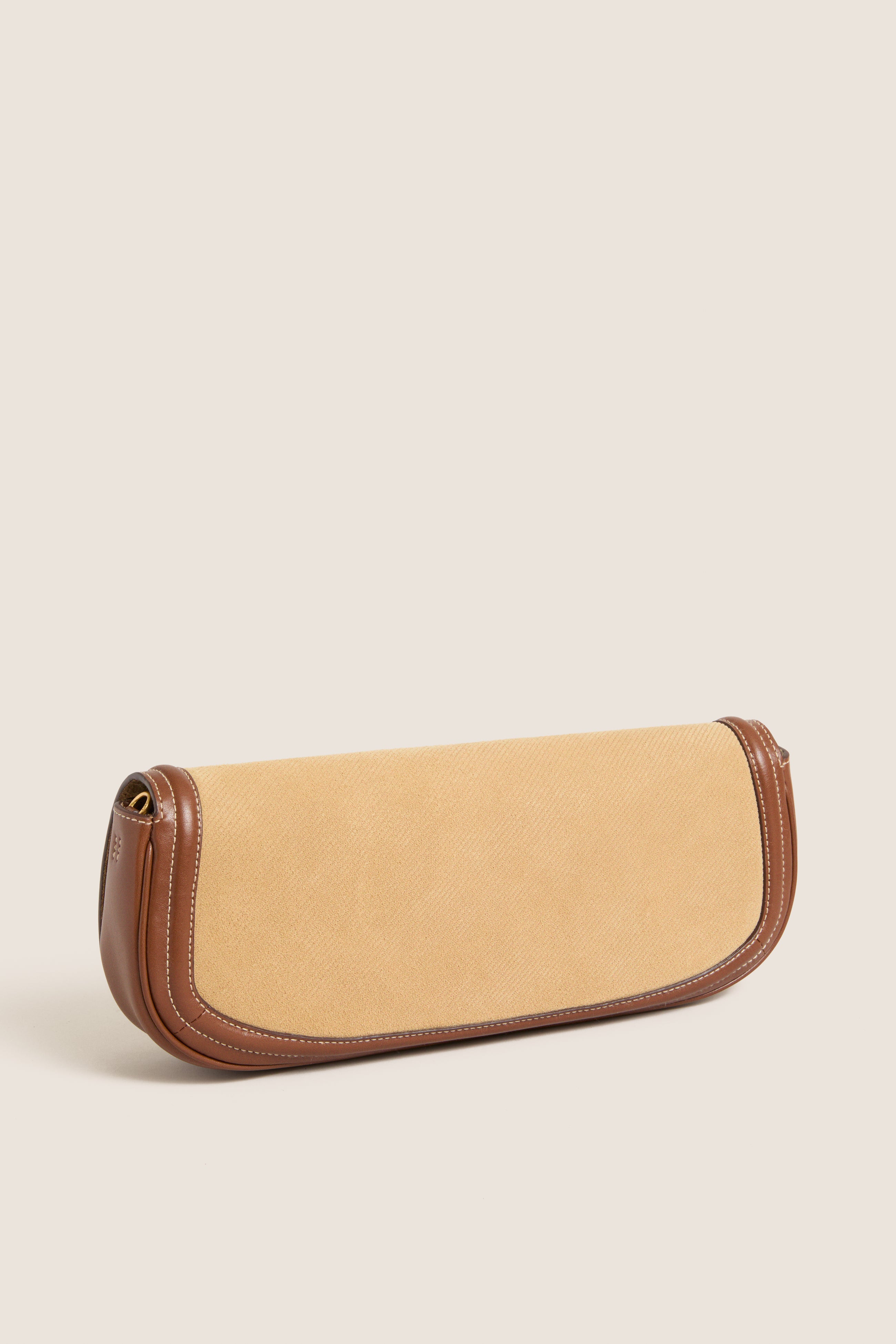 Biscotti Ciouo Bellport Leather-Trim Long-Flap Clutch