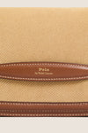 Biscotti Ciouo Bellport Leather-Trim Long-Flap Clutch