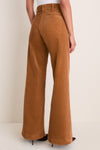 Tan Corduroy Flare Pant