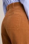 Tan Corduroy Flare Pant