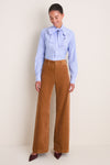Tan Corduroy Flare Pant